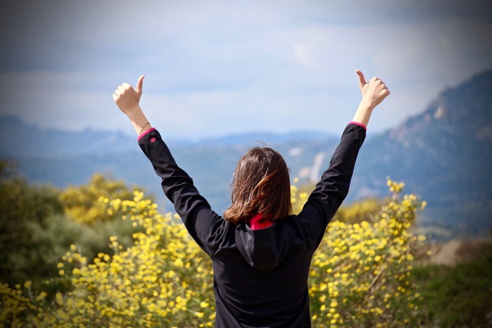 Positive Thinking Woman