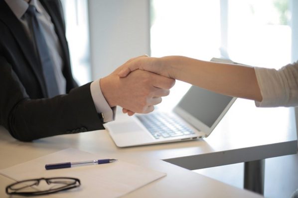 Job Interview Handshake