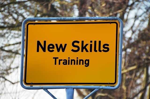 New Skills Training Road Sign